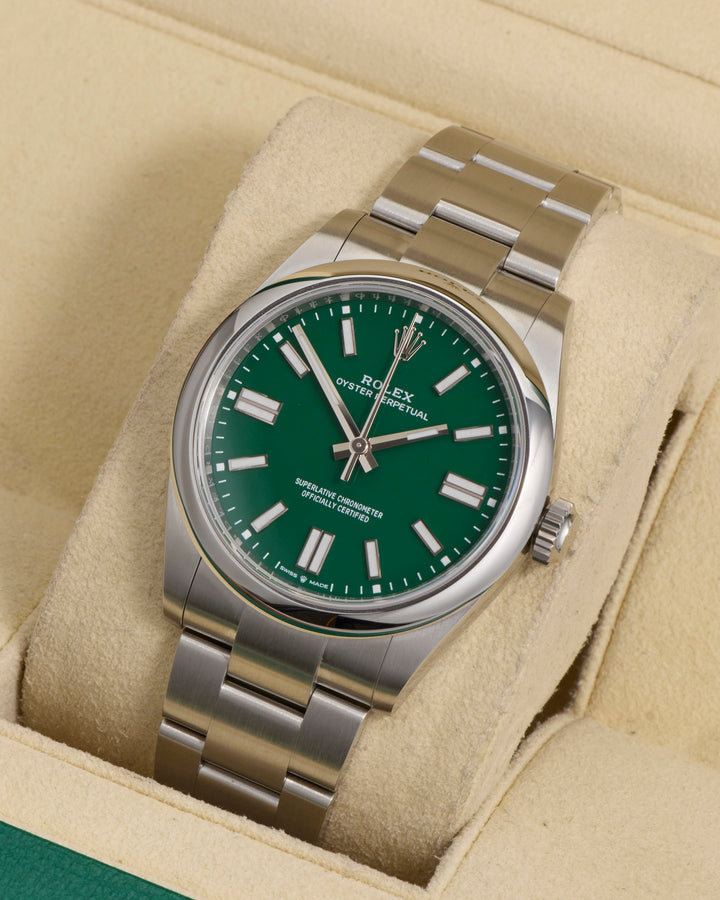 Rolex Oyster Perpetual 41 Green Stainless Steel 2026 -  134300