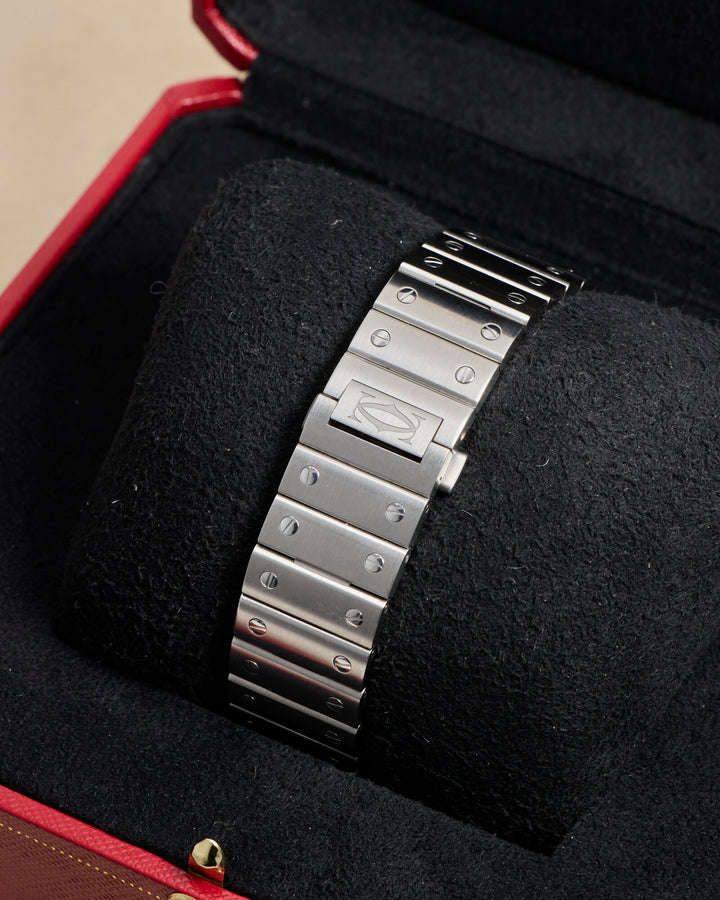 Cartier Santos De Cartier 39.8 BlackRoman Stainless Steel Unknown - WSSA0096