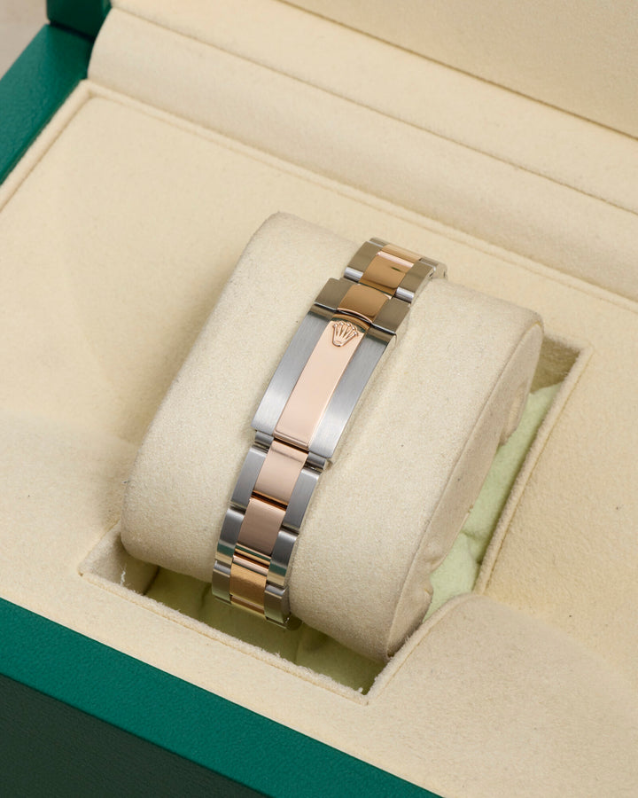 Rolex Datejust 28 Chocolate Stainless Steel & Rose Gold 2019 - 279171