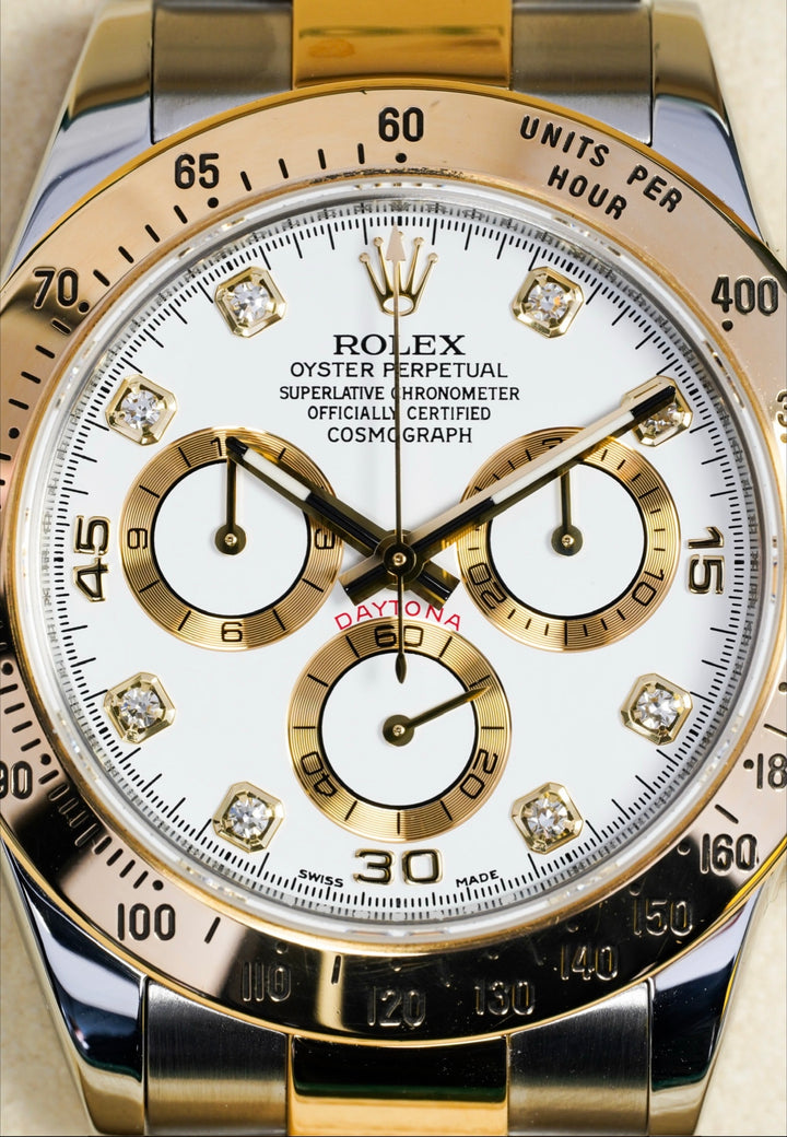 Rolex Daytona 116523 White Diamond - 2014