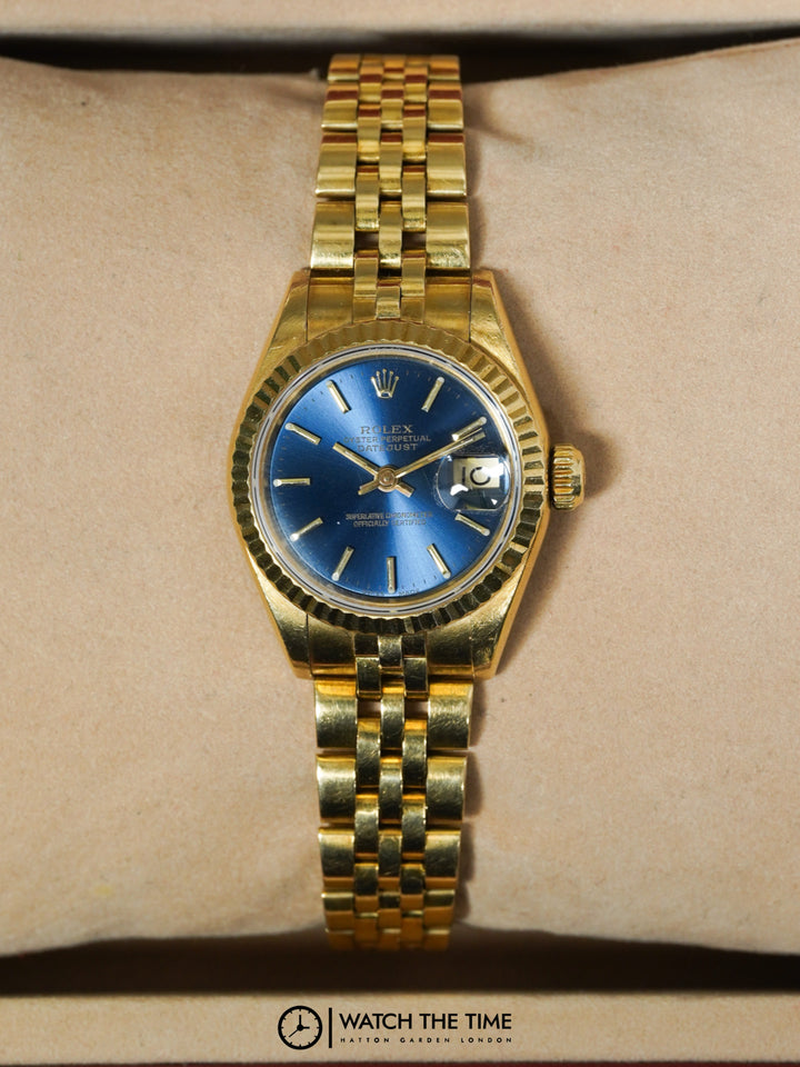 Rolex Datejust 26 69178 Blue Yellow Gold - 1999