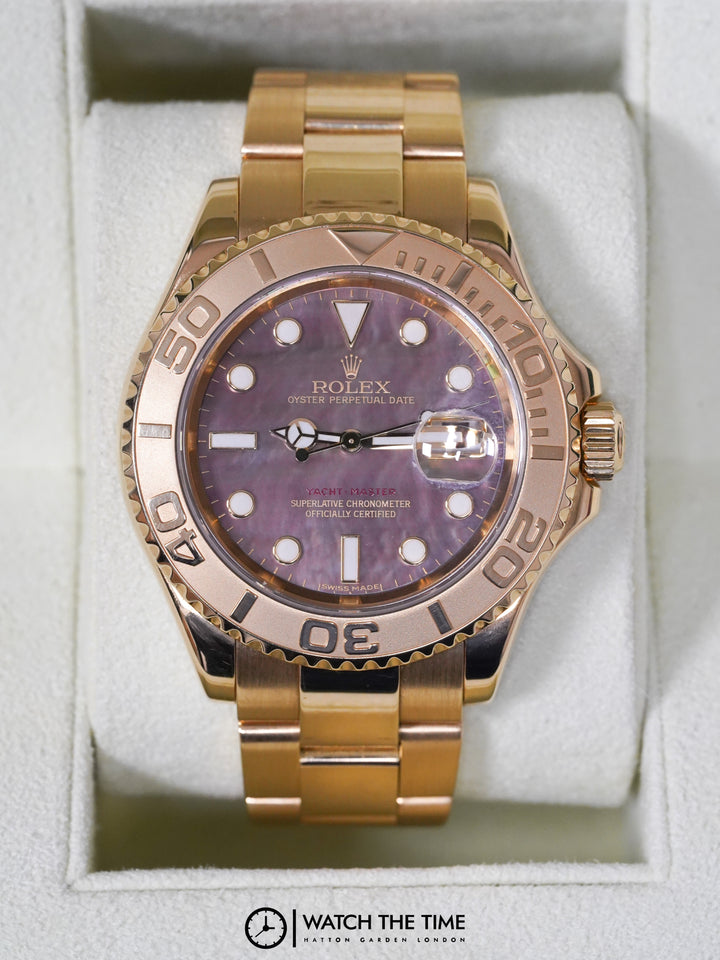 Rolex Yacht-Master Tahitian Mother Of Pearl Yellow Gold 40mm - 16628 - 2000