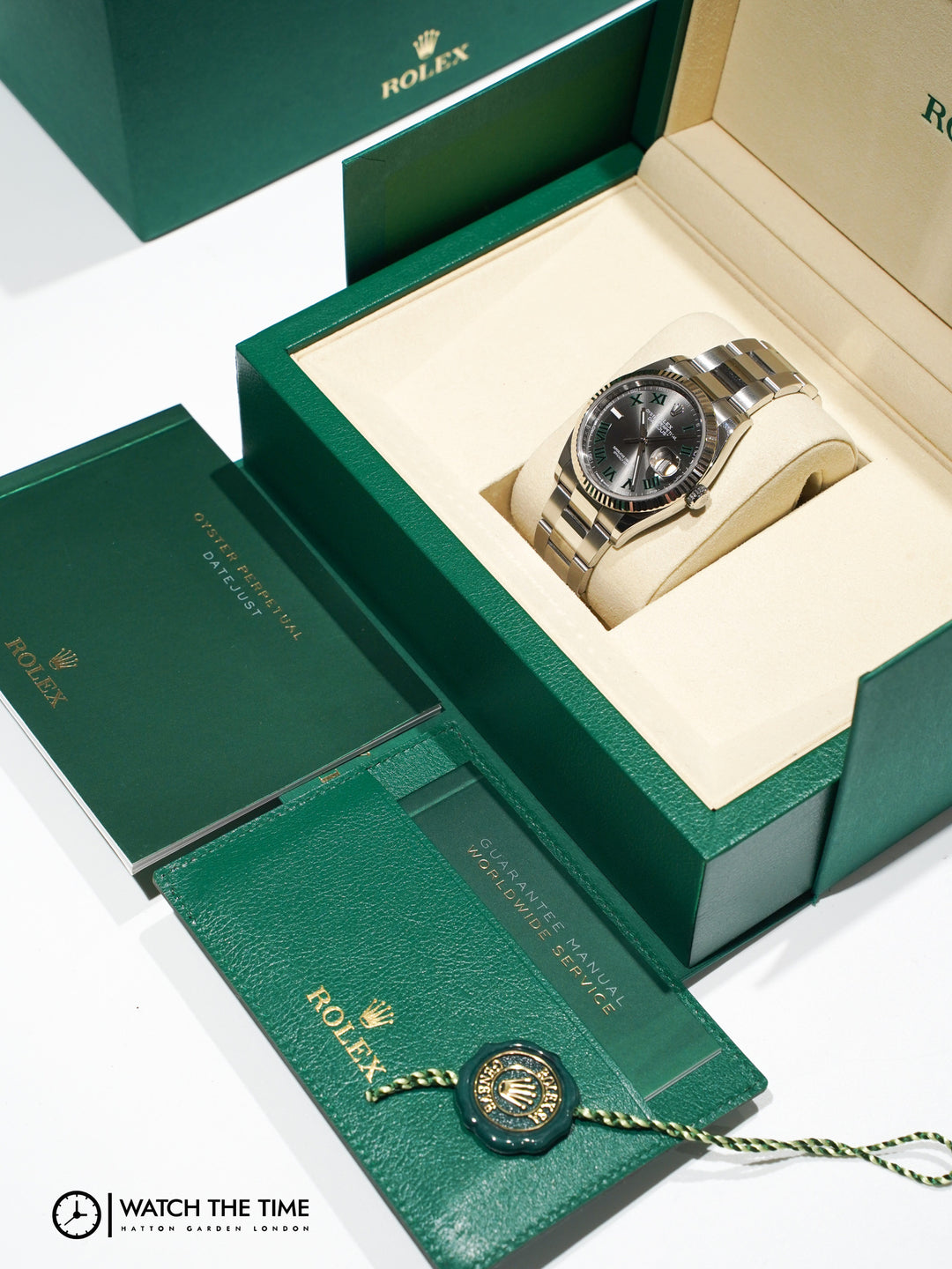 Rolex Datejust 36 126234 Wimbledon Stainless Steel - 2025