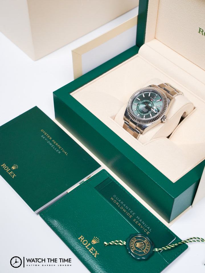 Rolex Sky-Dweller 336934 Mint Green Stainless Steel - 2023