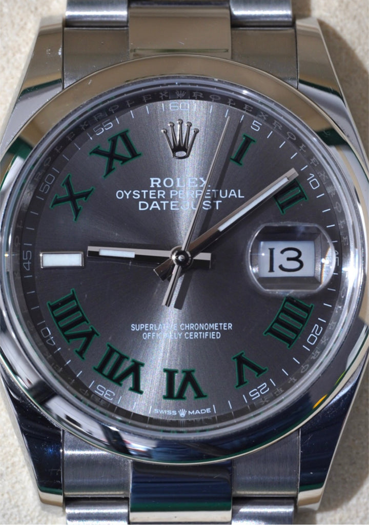 Rolex Datejust Wimbledon Stainless Steel 36 mm - 126200