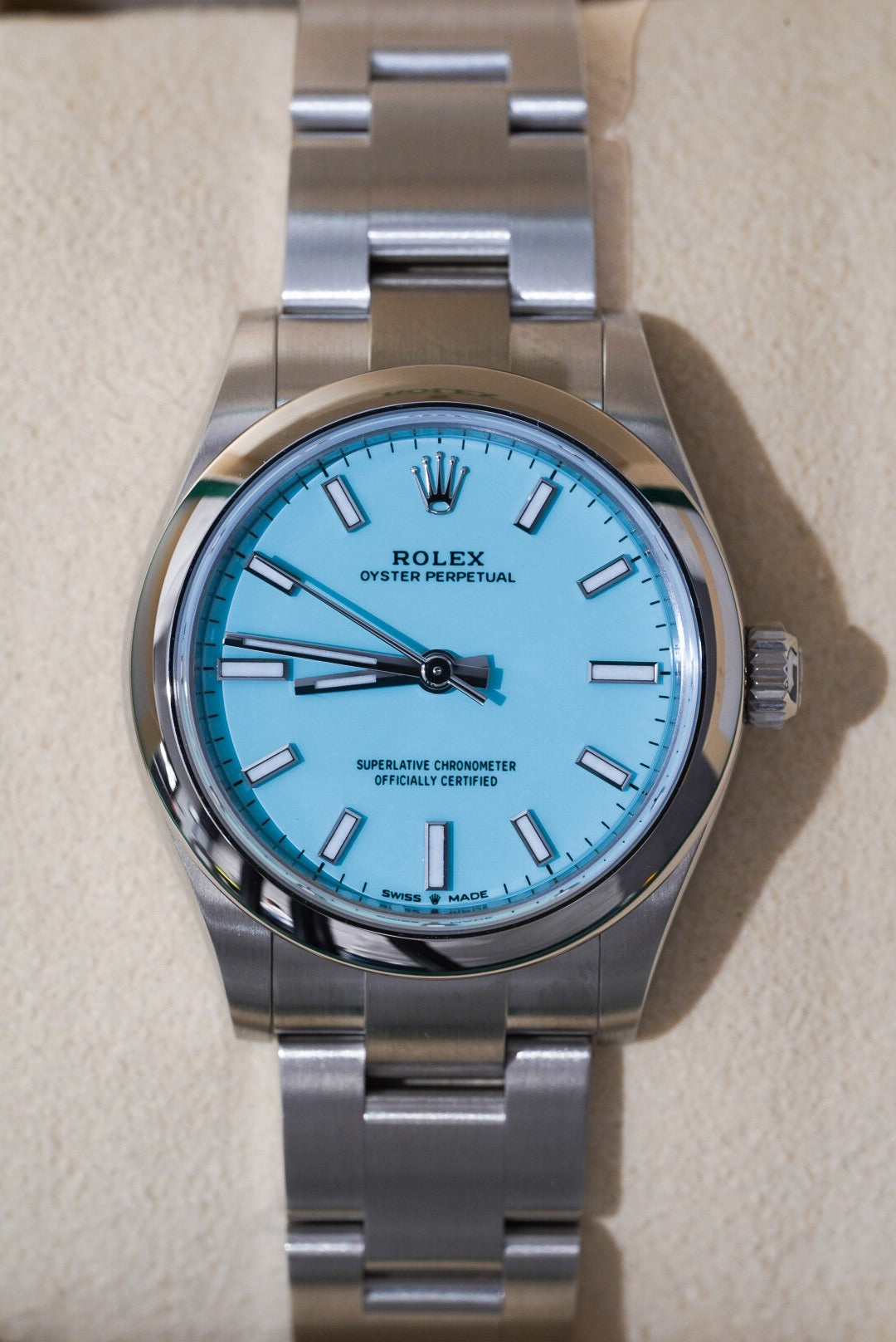 Rolex Oyster Perpetual Tiffany Stainless Steel 31 mm - 277200