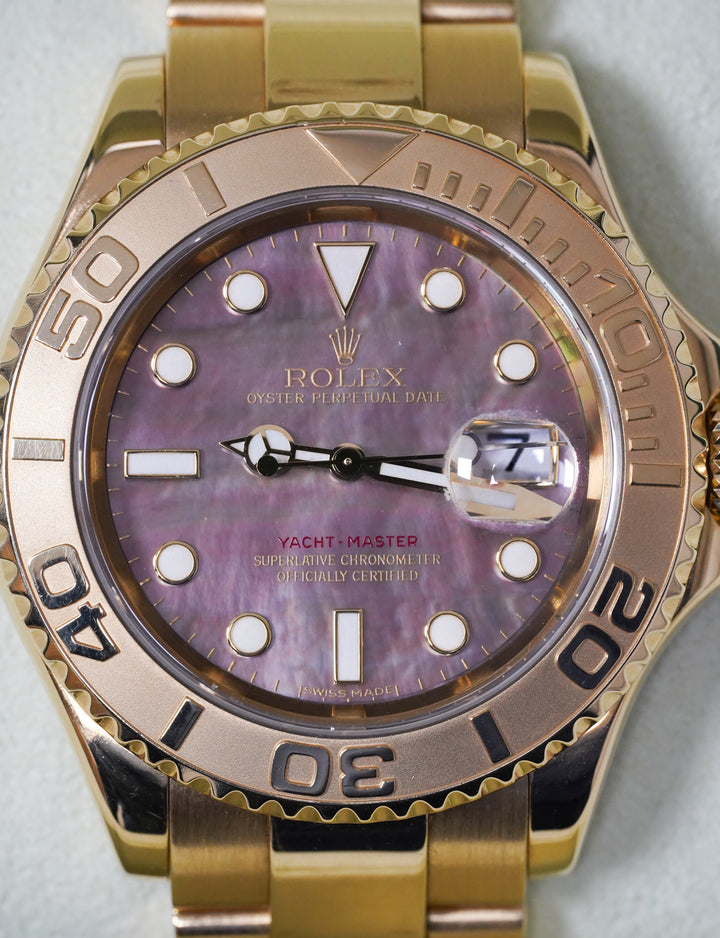 Rolex Yacht-Master Tahitian Mother Of Pearl Yellow Gold 40mm - 16628 - 2000