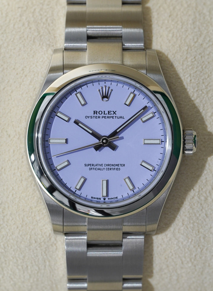 Rolex Oyster Perpetual Lavender Stainless Steel 31 mm - 277200
