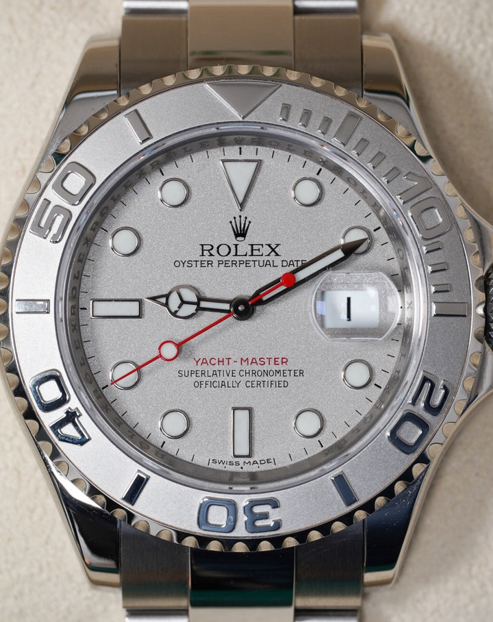Rolex Yacht-Master Platinum Stainless Steel 40mm - 16622