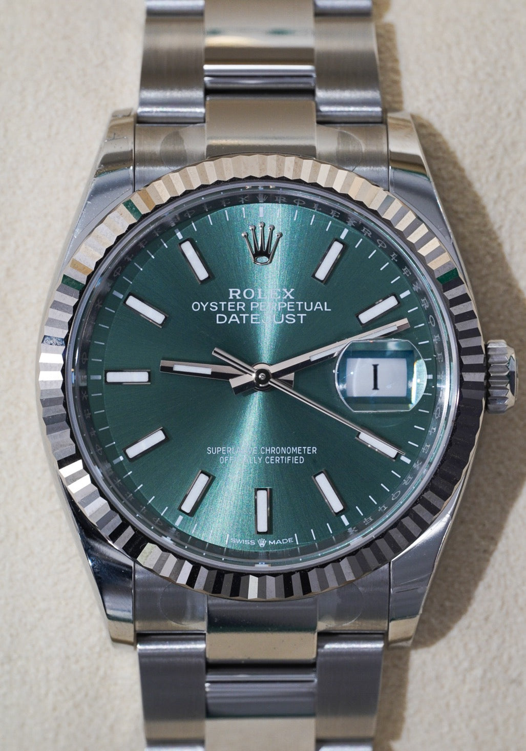 Rolex Datejust Green Stainless Steel 41 mm - 126234 - 2025