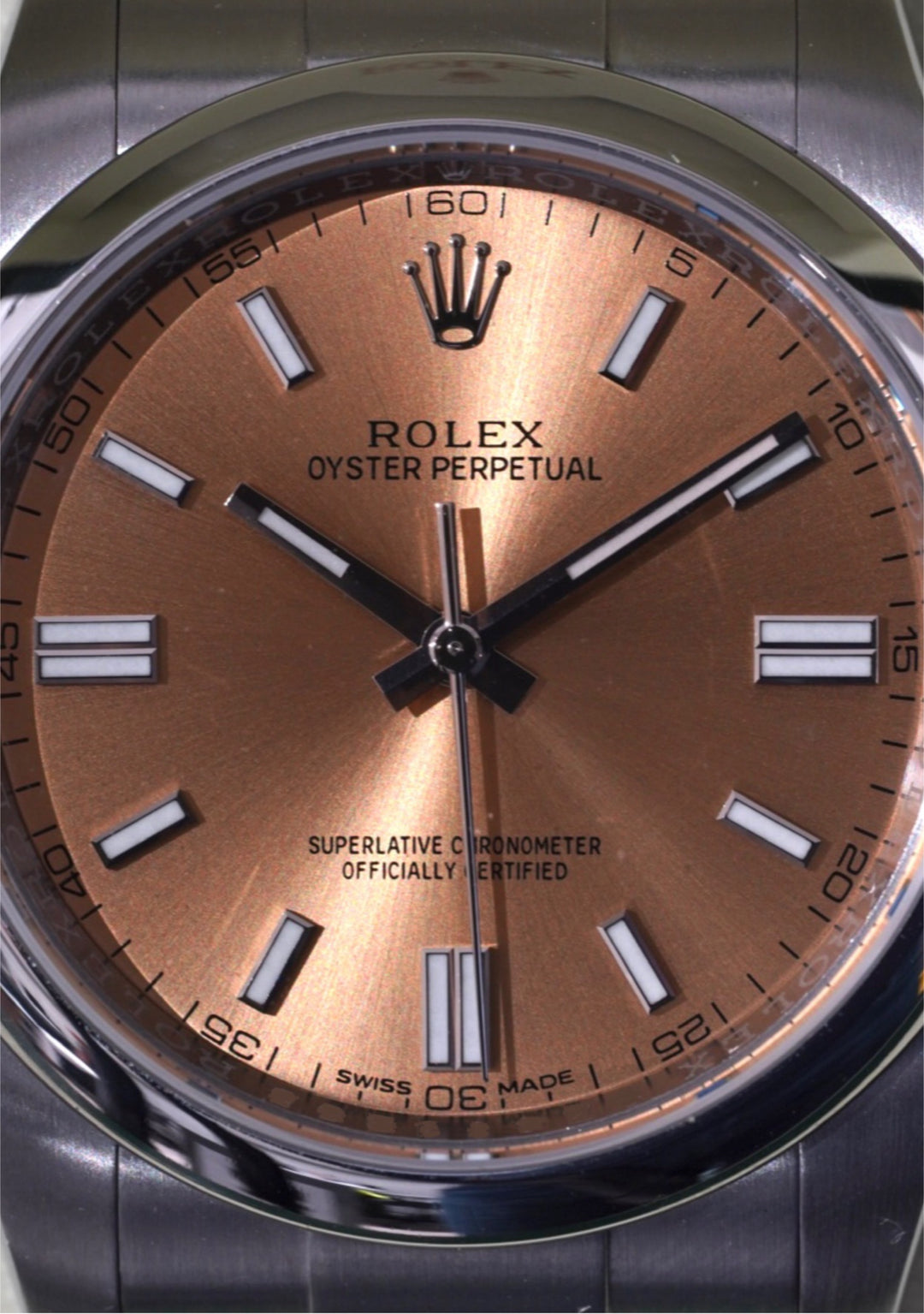 Rolex Oyster Perpetual Champagne Stainless Steel 36 mm - 126000