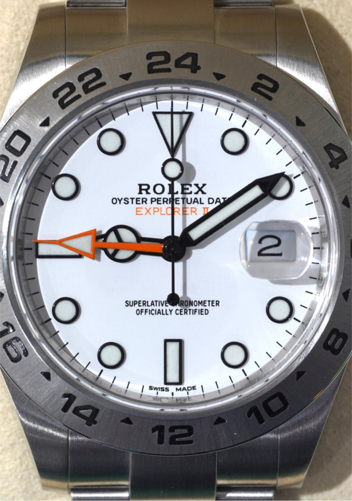Rolex Explorer II White Stainless Steel 42 mm - 216570