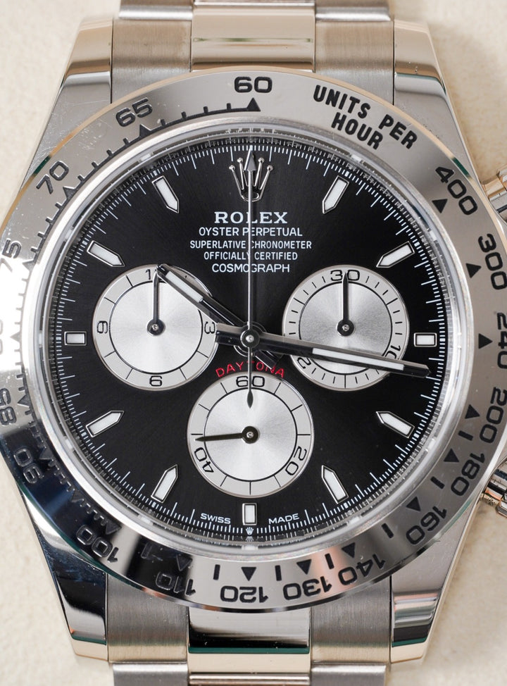 Rolex Daytona Black Chronograph White Gold 40mm - 126509