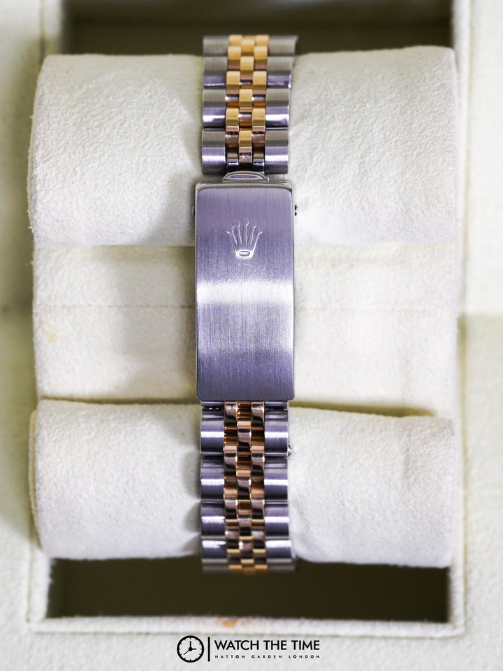 Rolex Datejust 26 68273 Black Diamond Stainless Steel & Yellow Gold