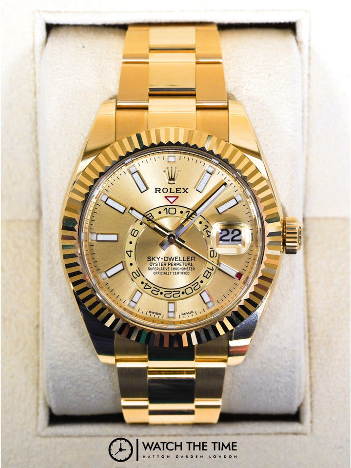 Rolex Sky-Dweller 326938 Champagne Yellow Gold - 2023