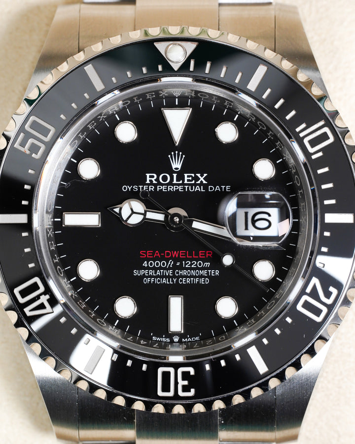 Rolex Sea-Dweller 126600 Black Red Writing Stainless Steel - 2022