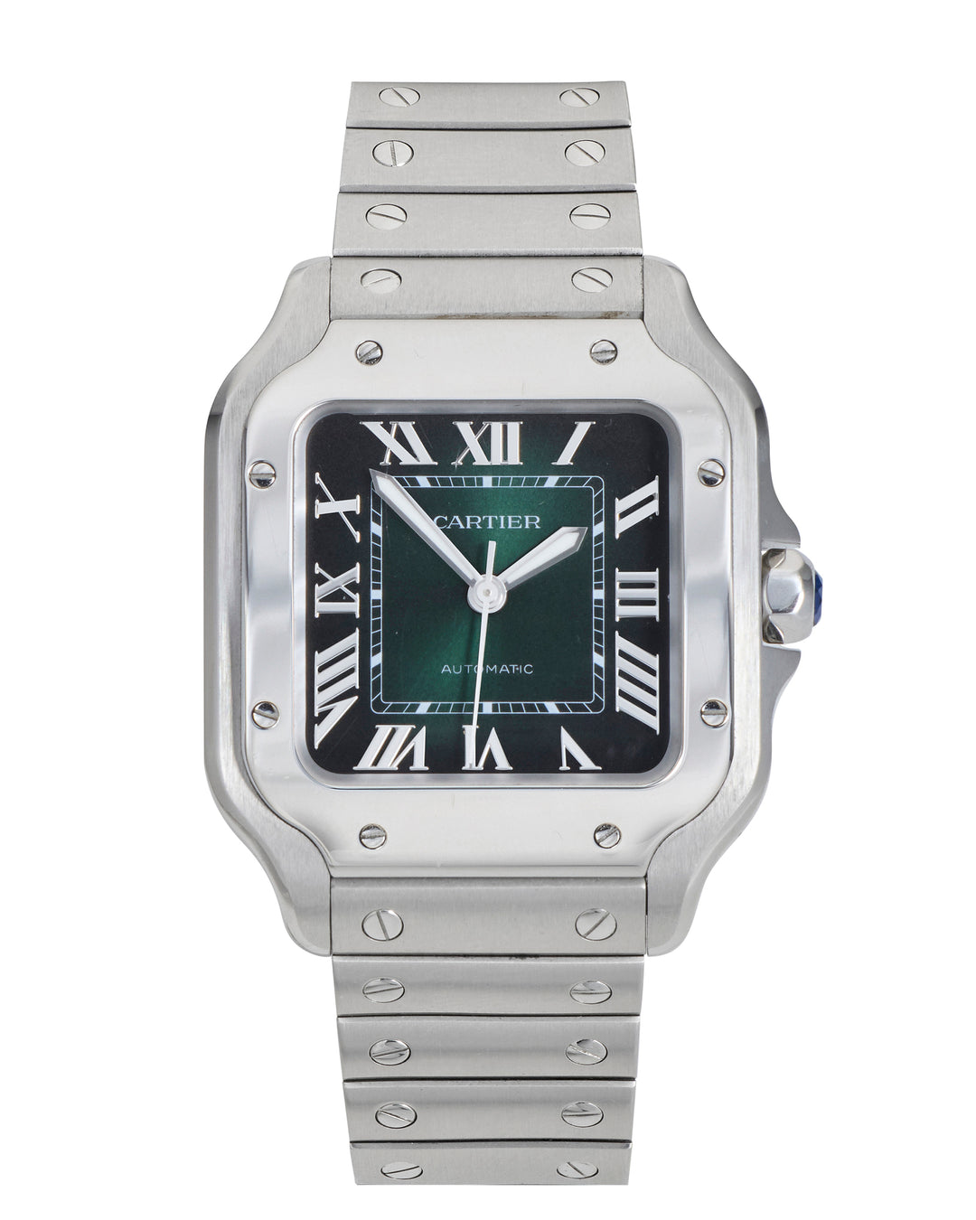 Cartier Santos De Cartier 35 Green Stainless Steel 2024 - WSSA0061