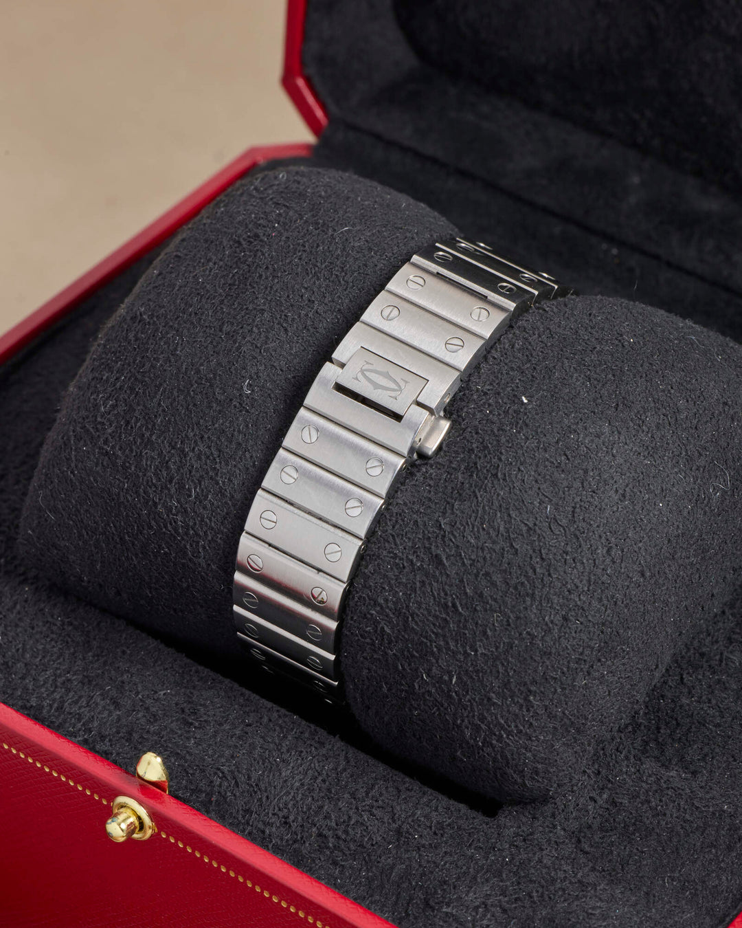 Cartier Santos De Cartier 35.1 Green Stainless Steel Unknown - WSSA0061