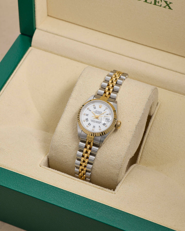 Rolex Datejust 26 White Stainless Steel Yellow Gold 1991 - 69173