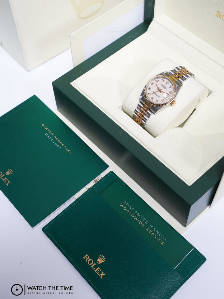 Rolex Datejust 31 68273 Cream Jubilee Stainless Steel Yellow Gold - 1993