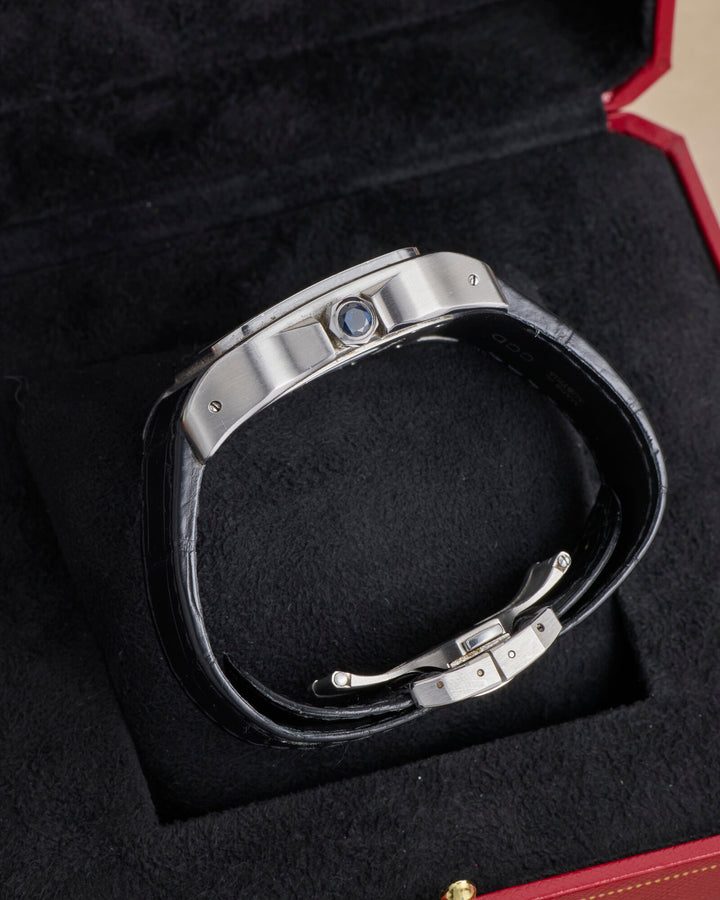Cartier Santos White Roman Stainless Steel Unknown - 2656
