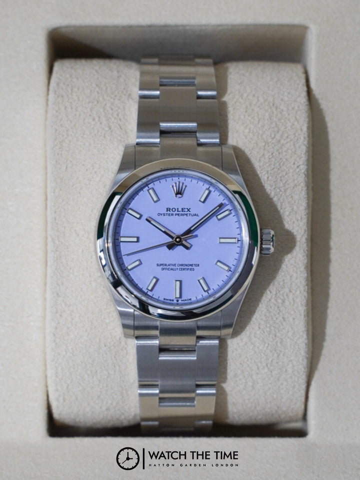 Rolex Oyster Perpetual Lavender Stainless Steel 31 mm - 277200