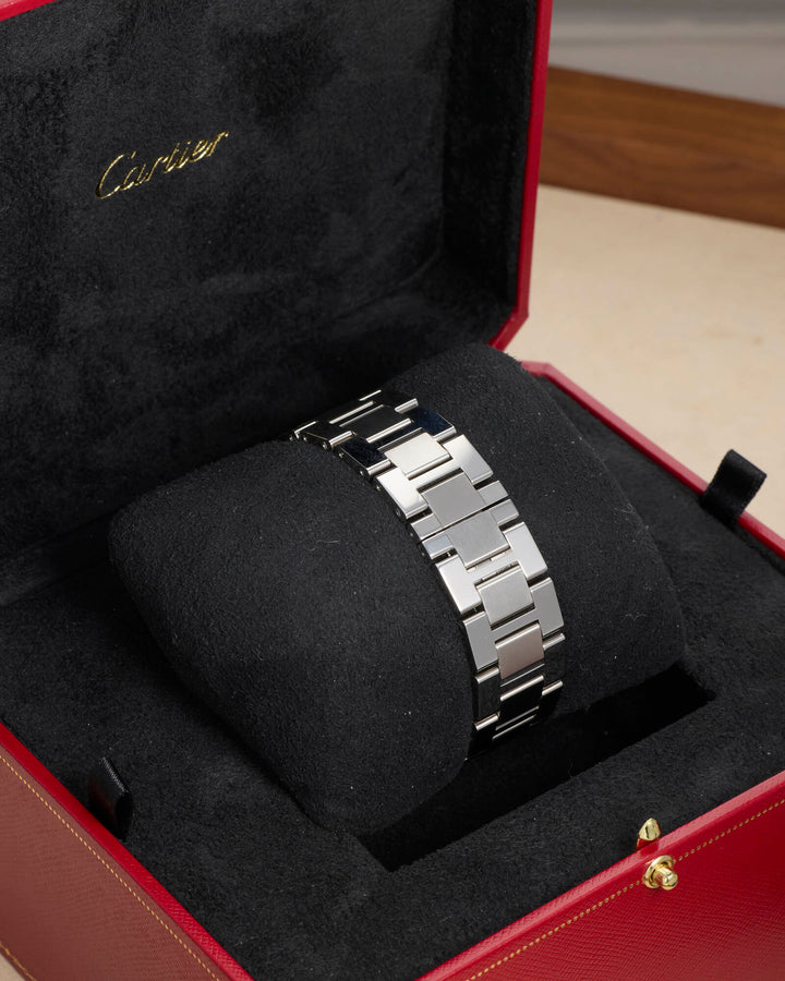 Cartier Tank Solo White Roman Stainless Steel 2020 - W5200014