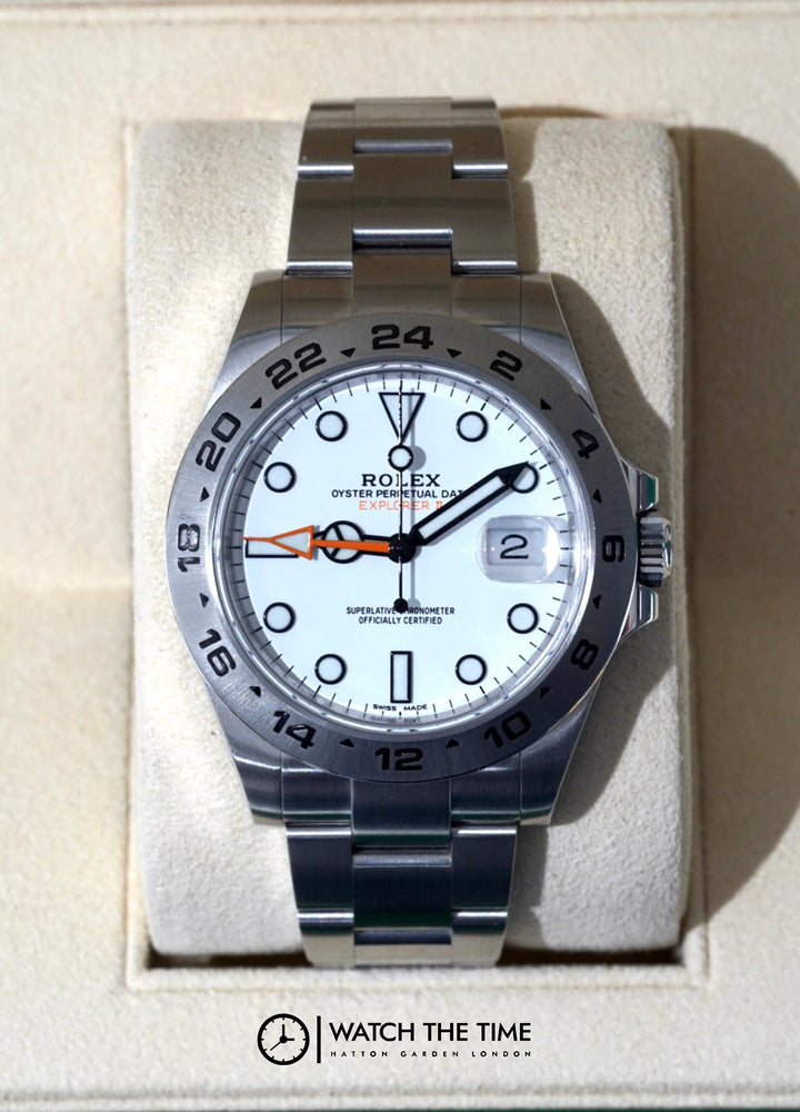 Rolex Explorer II White Stainless Steel 42 mm - 216570