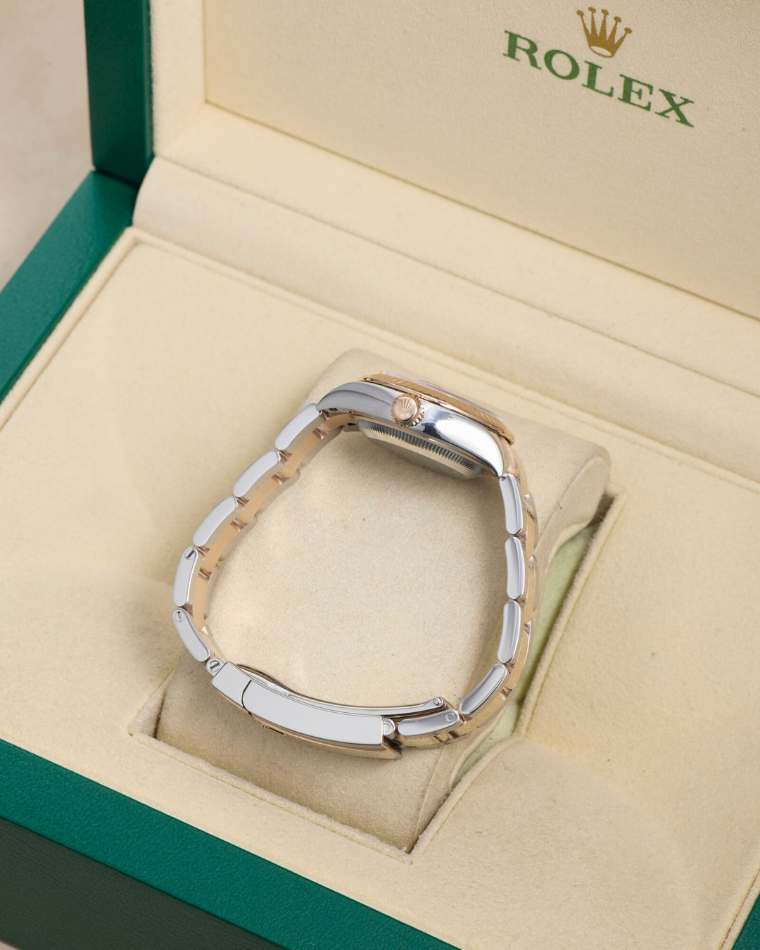 Rolex Datejust 28 Chocolate Stainless Steel & Rose Gold 2019 - 279171