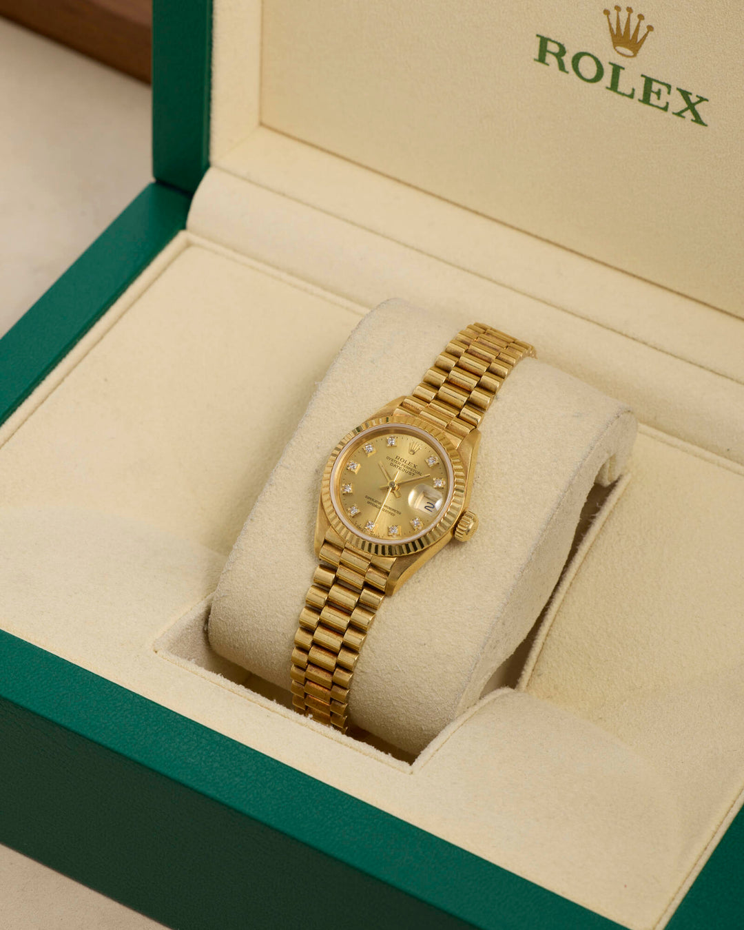 Rolex Datejust 26 Champagne Diamond Dot Yellow Gold Unknown -  69178