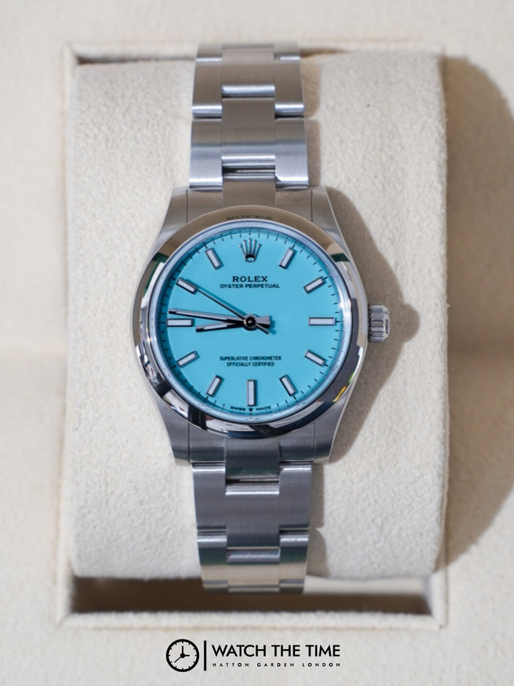 Rolex Oyster Perpetual Tiffany Stainless Steel 31 mm - 277200