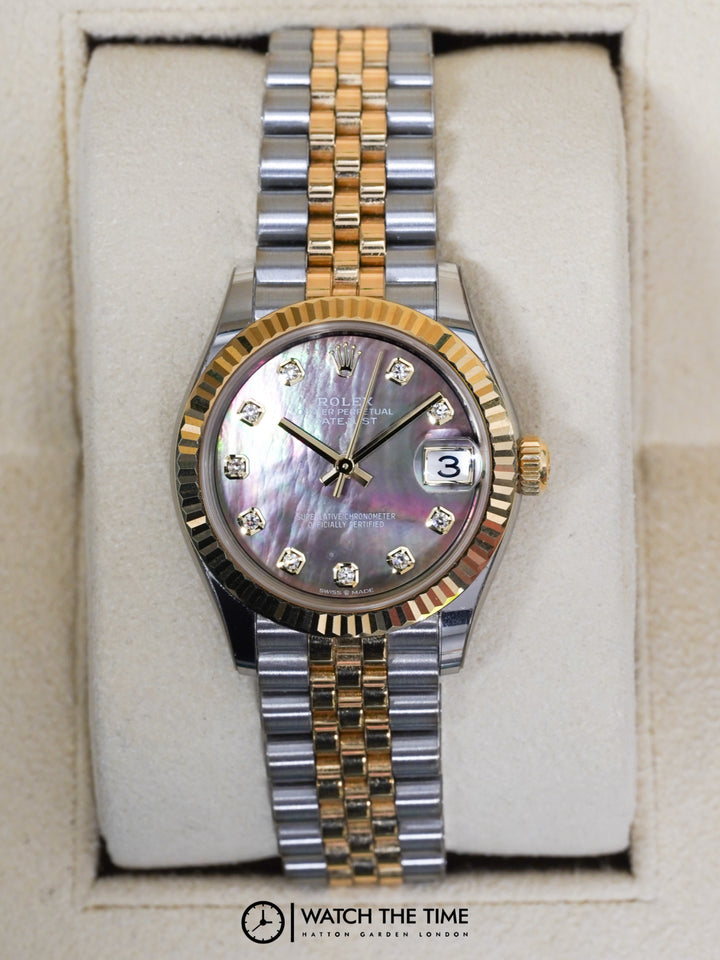 Rolex Datejust 31 278273 Mother Of Pearl Tahitian Stainless Steel & Yellow Gold - 2023