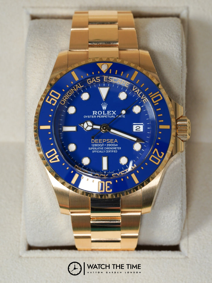 Rolex DeepSea Black Chronograph Yellow Gold 43mm - 136668LB