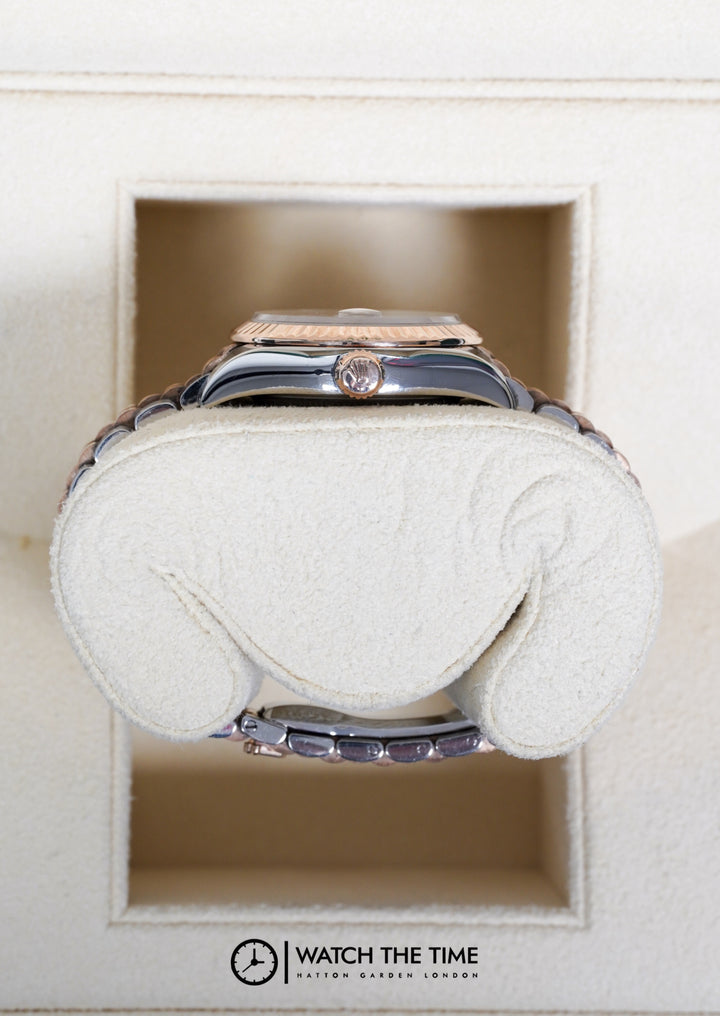 Rolex Datejust 28 279171 Chocolate Roman Dial Stainless Steel & Rose Gold - 2018