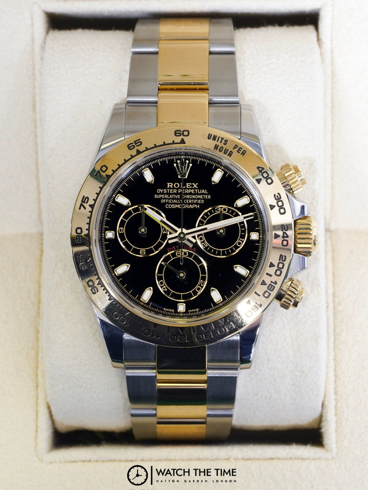 Rolex Daytona 116503 Black Stainless Steel & Yellow Gold - 2018
