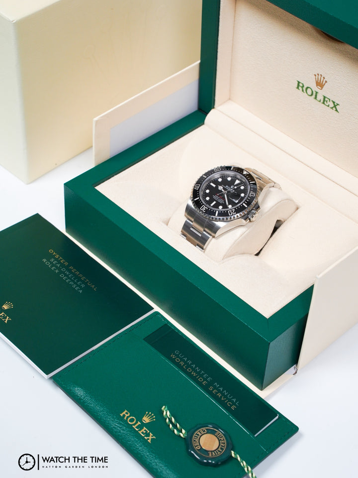 Rolex Sea-Dweller 126600 Black Red Writing Stainless Steel - 2022