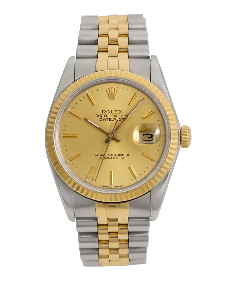 Rolex Datejust 36 Champagne Stainless Steel Yellow Gold Unknown - 16013