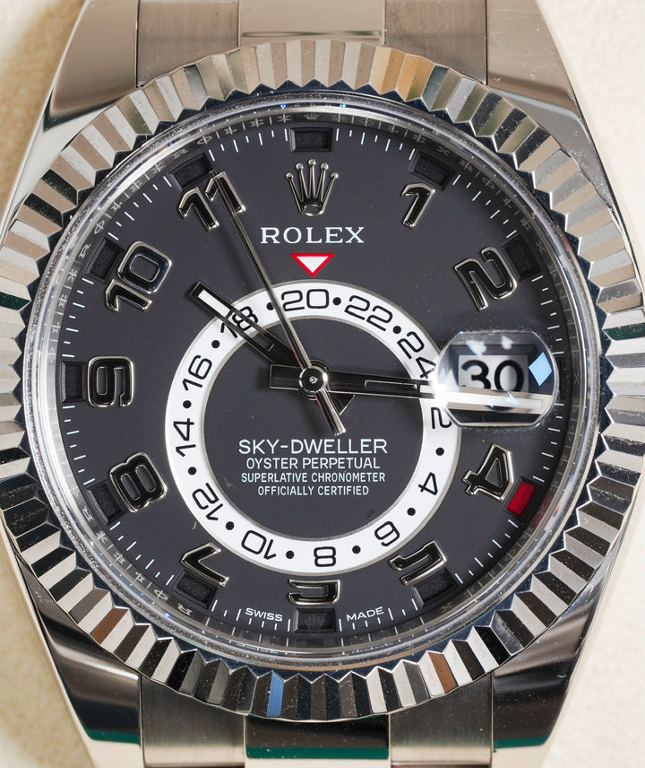 Rolex Sky-Dweller 42 Black Dial White Gold - 326939 - Unknown