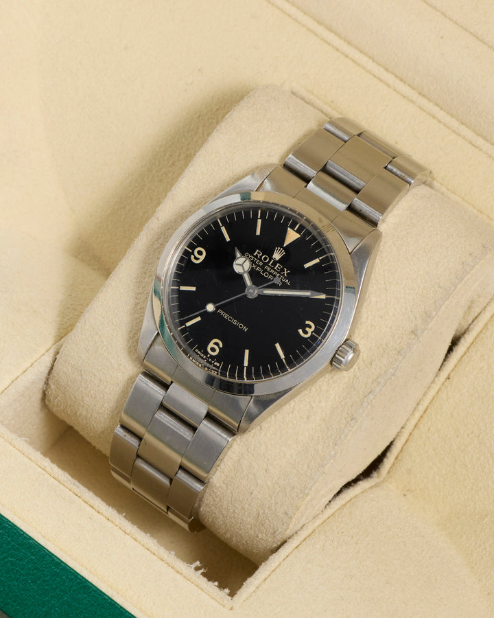 Rolex Explorer 34 Black Stainless Steel 1966 - 5560