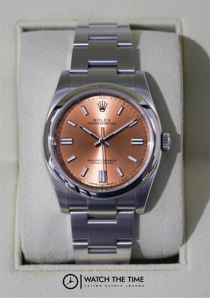 Rolex Oyster Perpetual Champagne Stainless Steel 36 mm - 126000