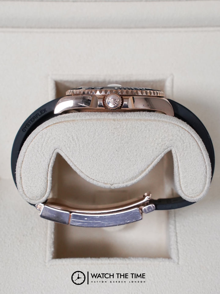 Rolex Yacht-Master 40 Paved Diamond Dial Rose Gold 126655 - 2021