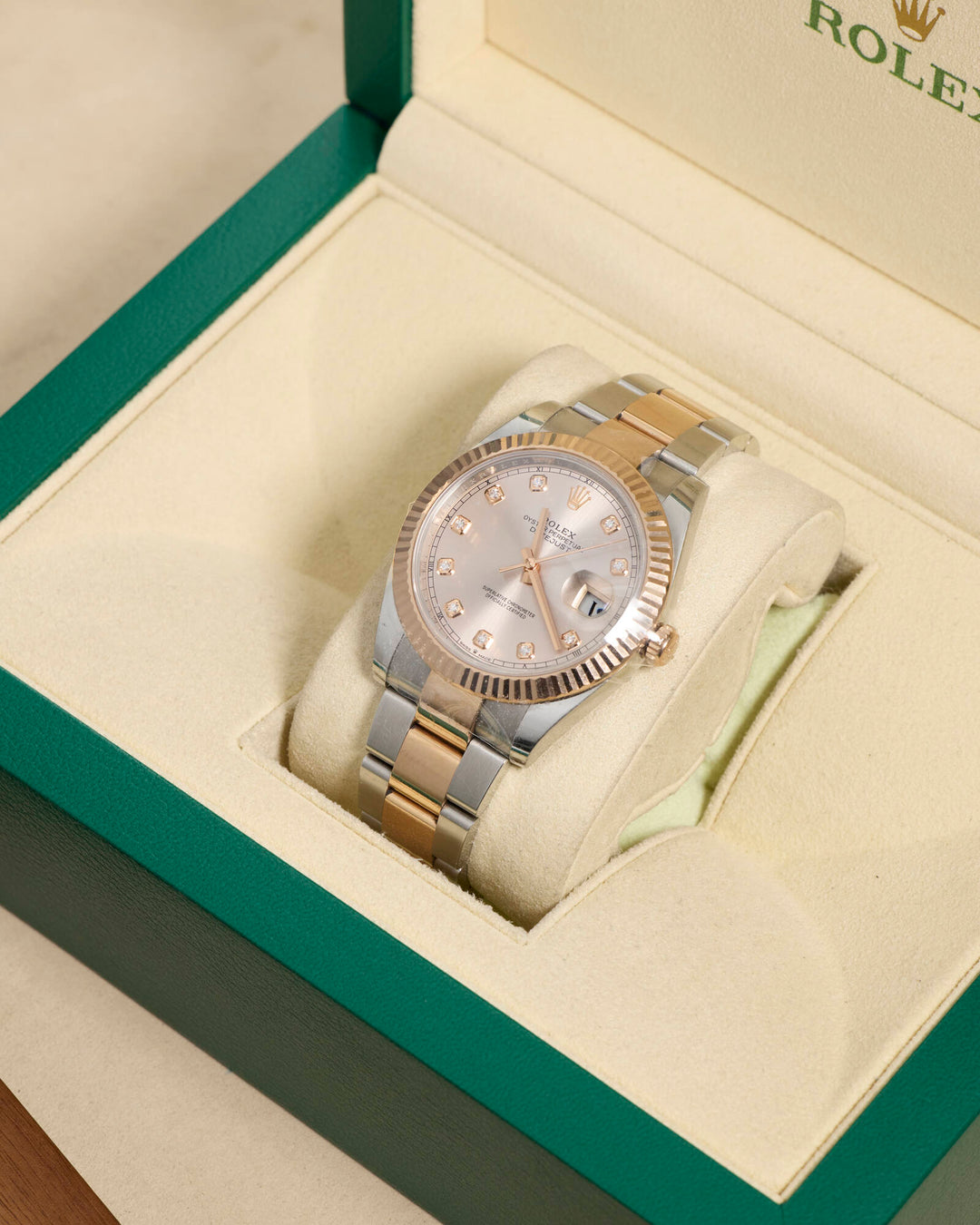 Rolex Datejust 41 Sundust Diamond Stainless Steel Rose Gold2020 - 126331