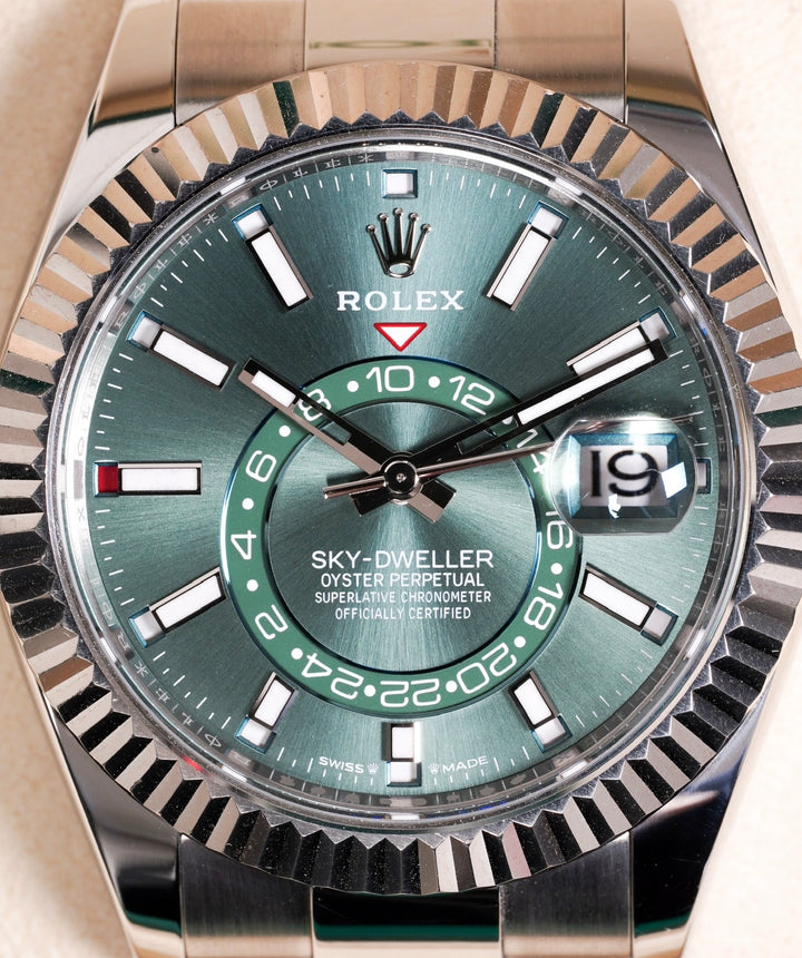 Rolex Sky-Dweller 336934 Mint Green Stainless Steel - 2024