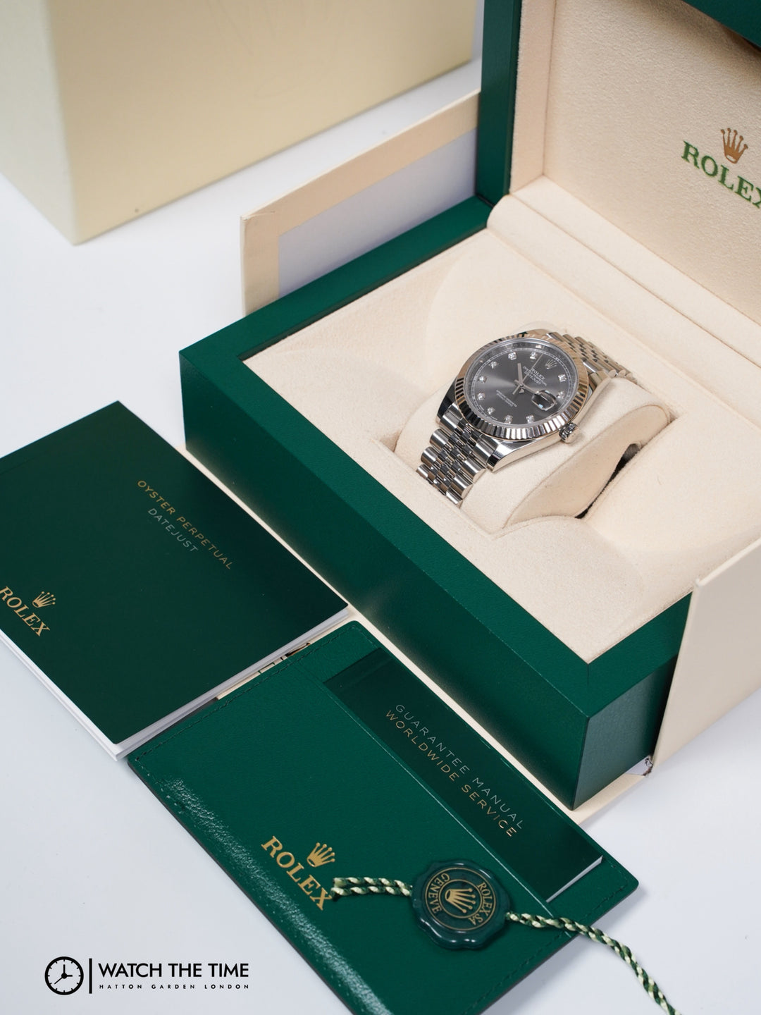 Rolex Datejust 41 126334 Rhodium Diamond Stainless Steel - 2018