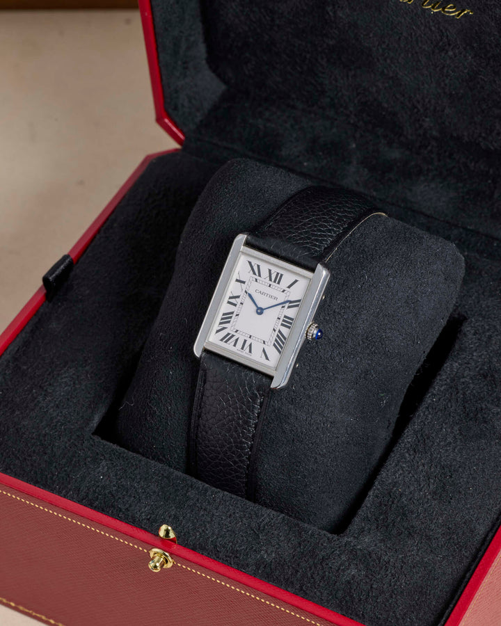 Cartier Tank Solo 34.8 White Stainless Steel 2020 - WSTA0028