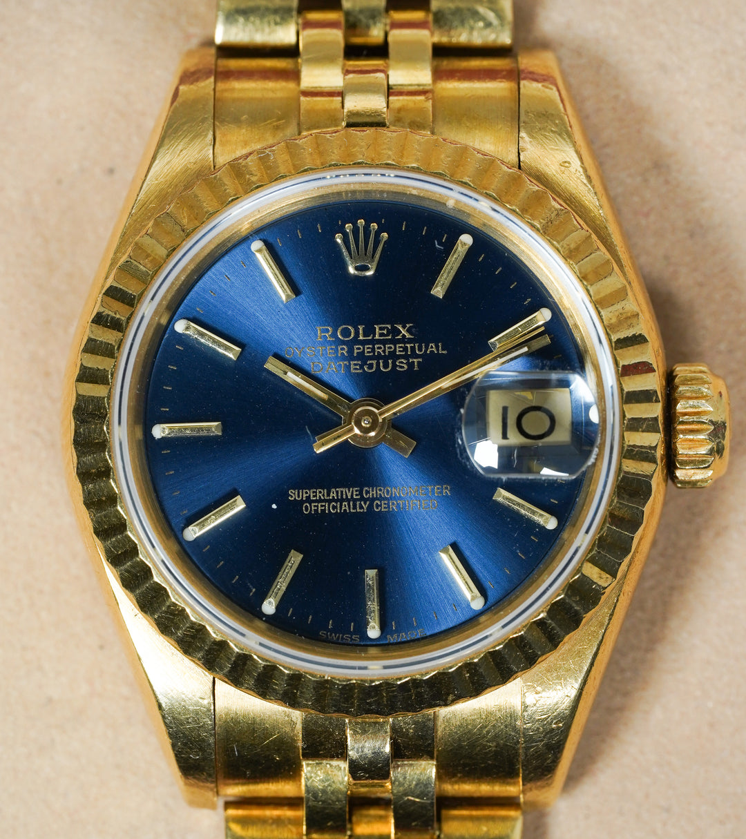 Rolex Datejust 26 69178 Blue Yellow Gold - 1999