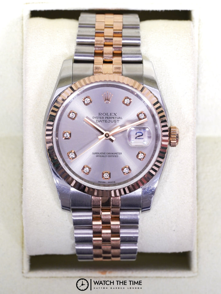 Rolex Datejust 116231 Silver Diamond - 2011