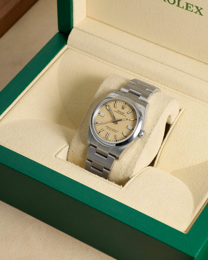 Rolex Oyster Perpetual 36 Beige Stainless Steel 2025 - 126000