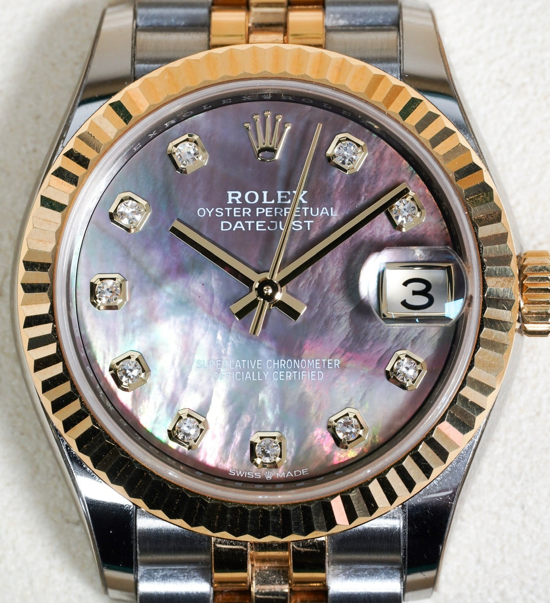 Rolex Datejust 31 278273 Mother Of Pearl Tahitian Stainless Steel & Yellow Gold - 2023