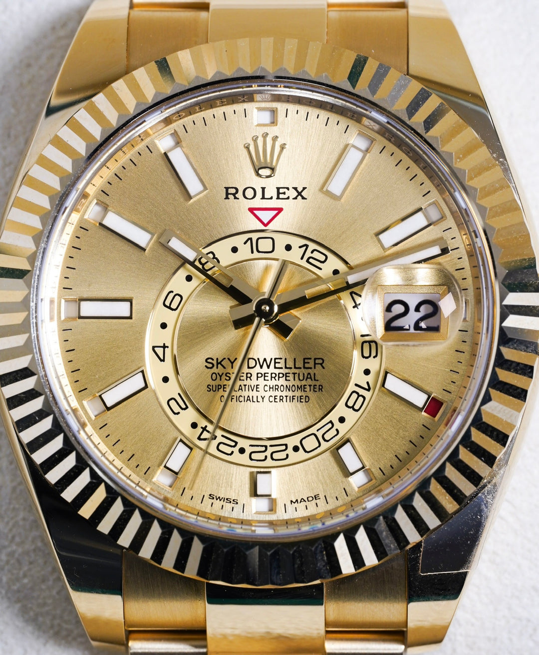 Rolex Sky-Dweller 326938 Champagne Yellow Gold - 2023